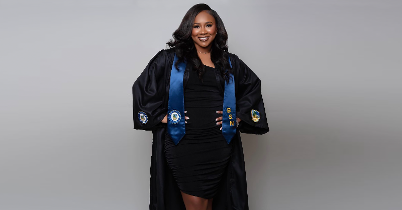 'When something bad happens in life, you can allow it to take you down or use it to #motivate you. In 2016, I watched my brother lose his life to a heart condition. From then on, I knew my purpose was to be a cardiac #nurse.'

📸 #ChamberlainGrad Marshell H. (BSN 🎓 Sept. 2023)