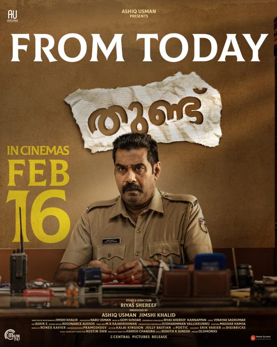 #Thundu FROM TODAY !!!
#thundumovie #BijuMenon #RiyasShereef #Thundu #RiyasShereef #Kannappan #BijuMenon #ShineTomChacko #UnnimayaPrasad #ShajuK.S. #ZhinzShan #AnandBbal #NoushadAli #JimshiKhalid #AshiqUsman #glimpseofworldcinema #cinemacinema #keralaboxoffice #keralabxoffce