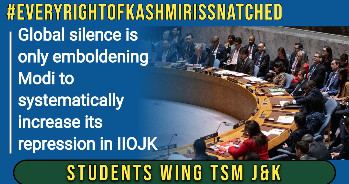 arshidawan101's tweet photo. #EveryRightOfKashmirisSnatched
•Modi regime has snatched every right including right to live of the Kashmiris
    •Kashmiris’ lives, dignity &amp; freedom are at the mercy of brutal Indian troops
   •HR violations in IIOJK have reached alarming proportions since Art 370 revocation https://t.co/RcoDE79Rc5