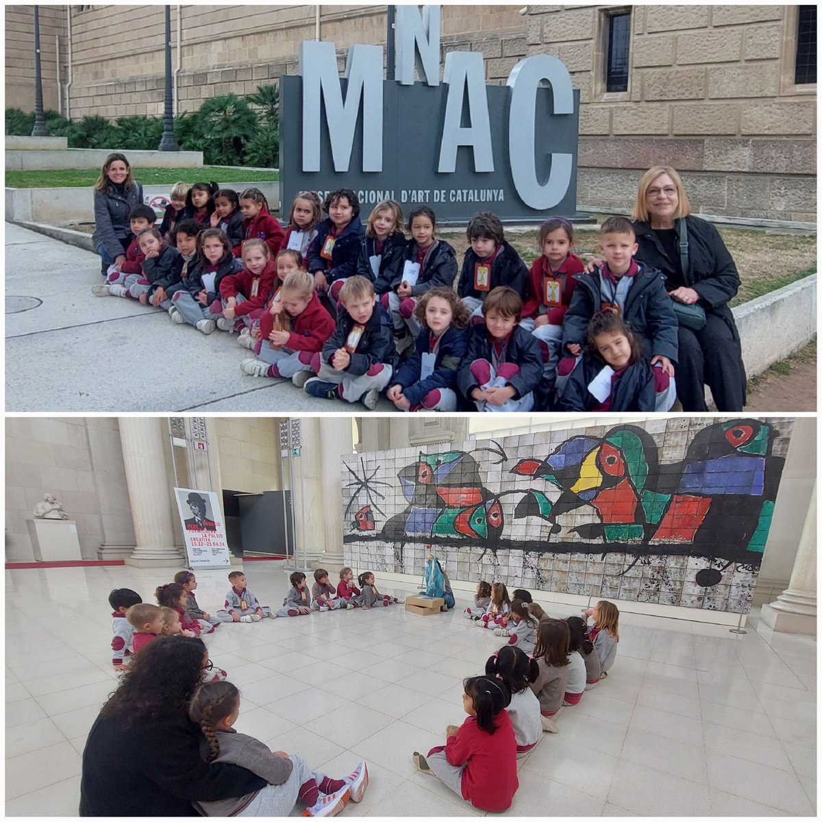 colegiosilbcn's tweet photo. Els nens i nenes d’I5 hem ajudat a la fada “Goteta d’aigua” del Museu MNAC a trobar la seva vareta màgica. Gràcies a ella hem descobert  un munt de quadres plens de màgia 🖼️

#colegiosil #infantilsil #educacióinfantil #educacioninfantil https://t.co/o26jbmVO0I