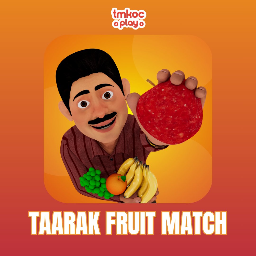 TMKOC_NTF's tweet photo. #TMKOCGame mein Taarak ne phal match kiya aur khushi se muskuraya. ππππ
Play Taarak Fruit Match: https://t.co/vXR1oPZdZd
#FunTimes #FruitMatching #FunTimes #TMKOC #TMKOCWorld #GokuldhamUniverse #TMKOCComedy #Entertainment #tmkoc #tmkocclips #games #gamesday #fridayvibes https://t.co/GwypyjX6MV