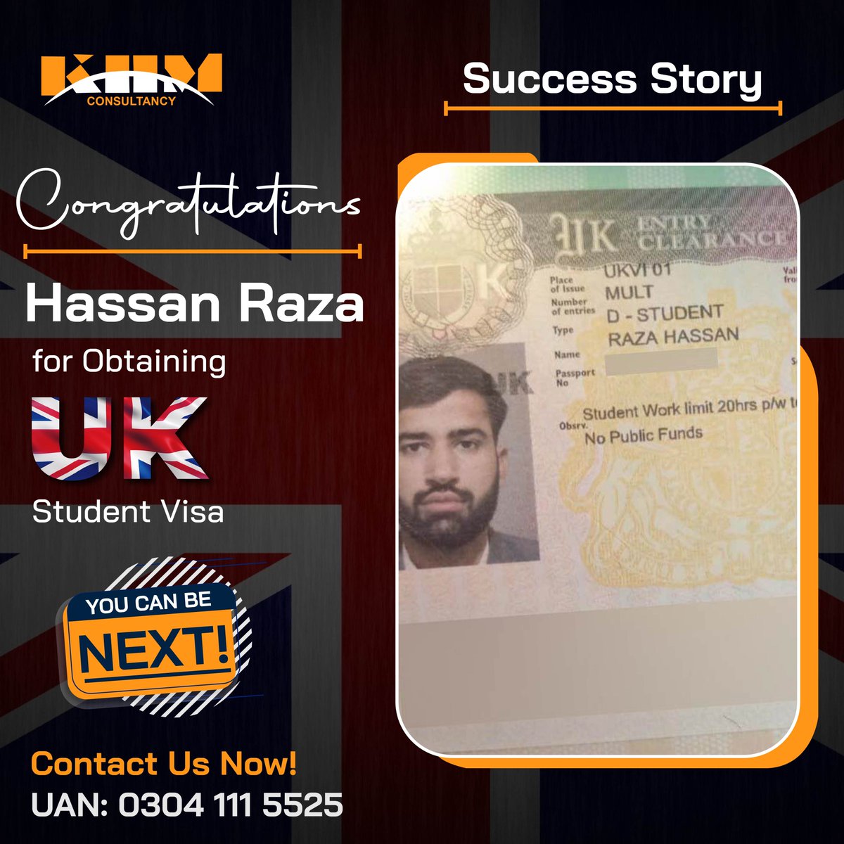 ConsultancyKhm's tweet photo. Alhamdulillah, Study Visa Grant for UK!
If you are willing to Study Abroad,
Contact us for a free assessment.
.
.
.
.
#ukvisa #uk #studyinUK2024 #KHMCONSULTANCY #Intake2024 #studyabroad #StudyinEurope #studyvisa #UK #Students #StudentVisa #InternationalEducation #NoIELTS https://t.co/ofX277l9QJ