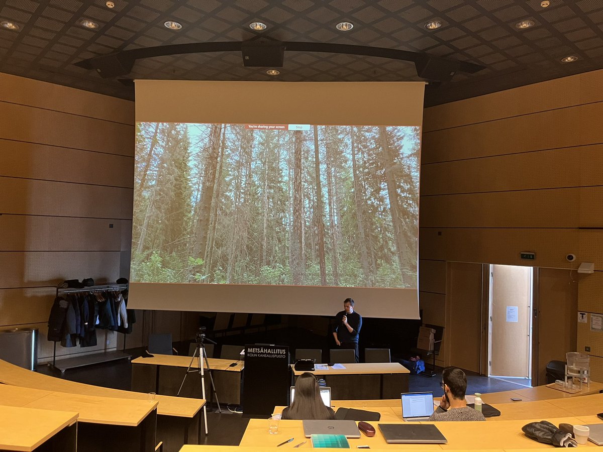 henrikjpersson's tweet photo. RESDINET meeting in Koli, Finland. Workshops, presentations, knowledge exchanges, networking. #resdinet #slu #remotesensing #forestdamage https://t.co/NNl0CFtpsq