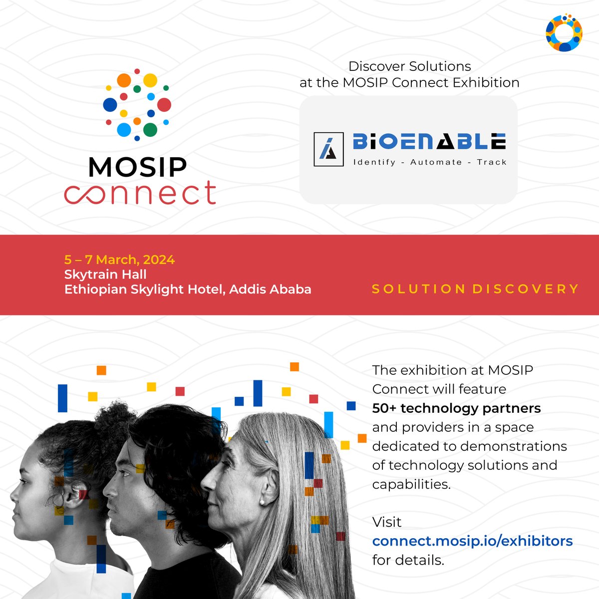 BioenableA's tweet photo. Excited to announce that BioEnable Technologies will be showcasing our cutting-edge solutions at MOSIP Connect 2024. Join us from March 5-7 at the Ethiopian Skylight Hotel in Addis Ababa. Don't miss out on experiencing the future of technology.
#MOSIPConnect #BioEnable #TechExpo https://t.co/KxqIqFUpJZ