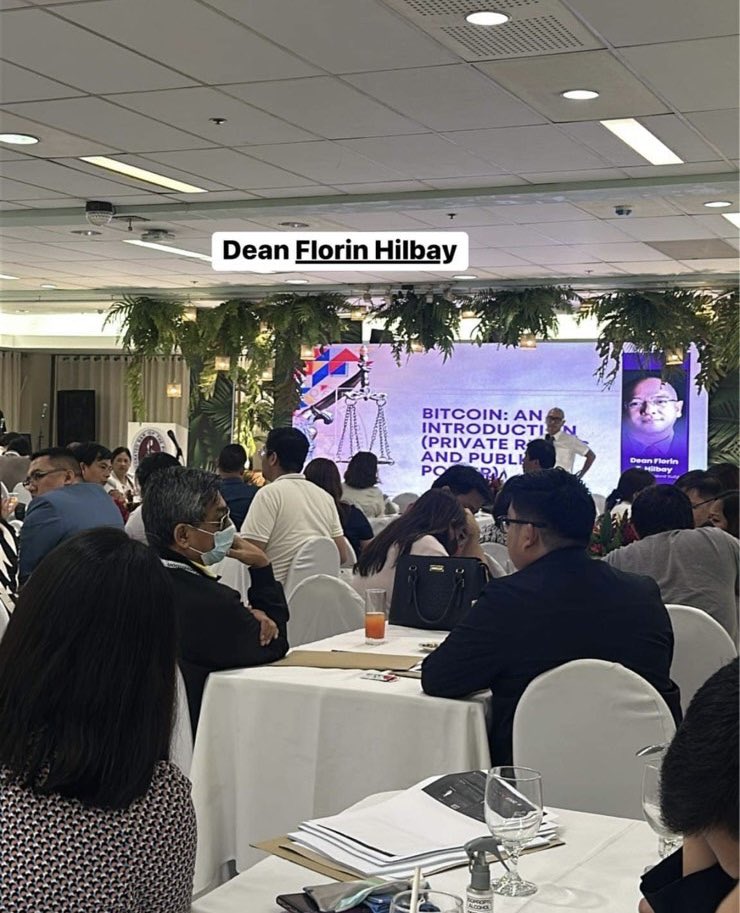 fthilbay's tweet photo. Spoke before fellow lawyers in the western visayas IBP convention about how Bitcoin can change the way we practice and teach law; how individuals, families, corporations, &amp; govt may be affected; how universal access to a savings technology builds a fair &amp; stable society. https://t.co/a51PlDowvd