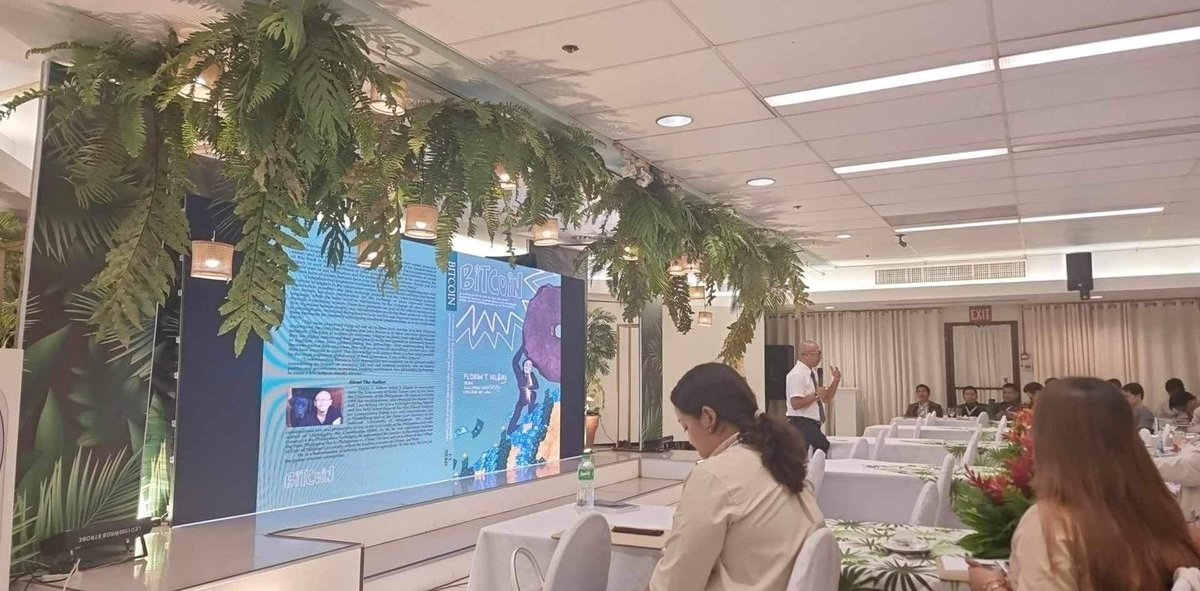 fthilbay's tweet photo. Spoke before fellow lawyers in the western visayas IBP convention about how Bitcoin can change the way we practice and teach law; how individuals, families, corporations, &amp; govt may be affected; how universal access to a savings technology builds a fair &amp; stable society. https://t.co/a51PlDowvd