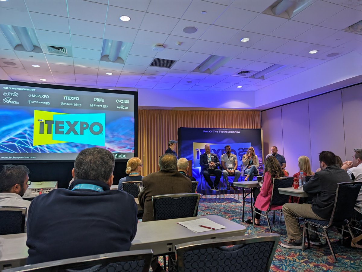 ecosmob's tweet photo. Thank you for dropping by for the expert session on How UC and AI are Revolutionizing Communications with our Co-founder & CTO @r_brahmbhatt at @ITEXPO #TECHSUPERSHOW 2024.
#unifiedcommunications #ucaas #aisolutions #UCSolutions #ITEXPO2024 #voipsolutions https://t.co/pjU8r91NYg