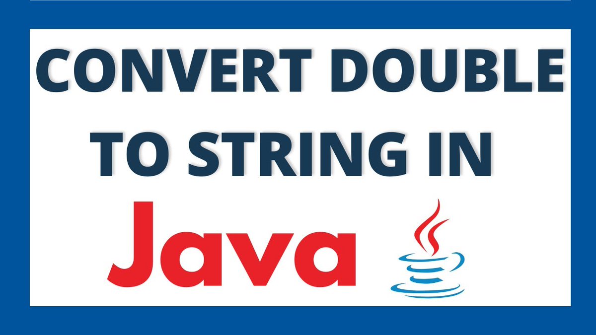 tpointtechian's tweet image. I just published Converting Java Double to String: A Comprehensive Guide with Examples link.medium.com/E76PNLdjeHb
#java #javatpoint