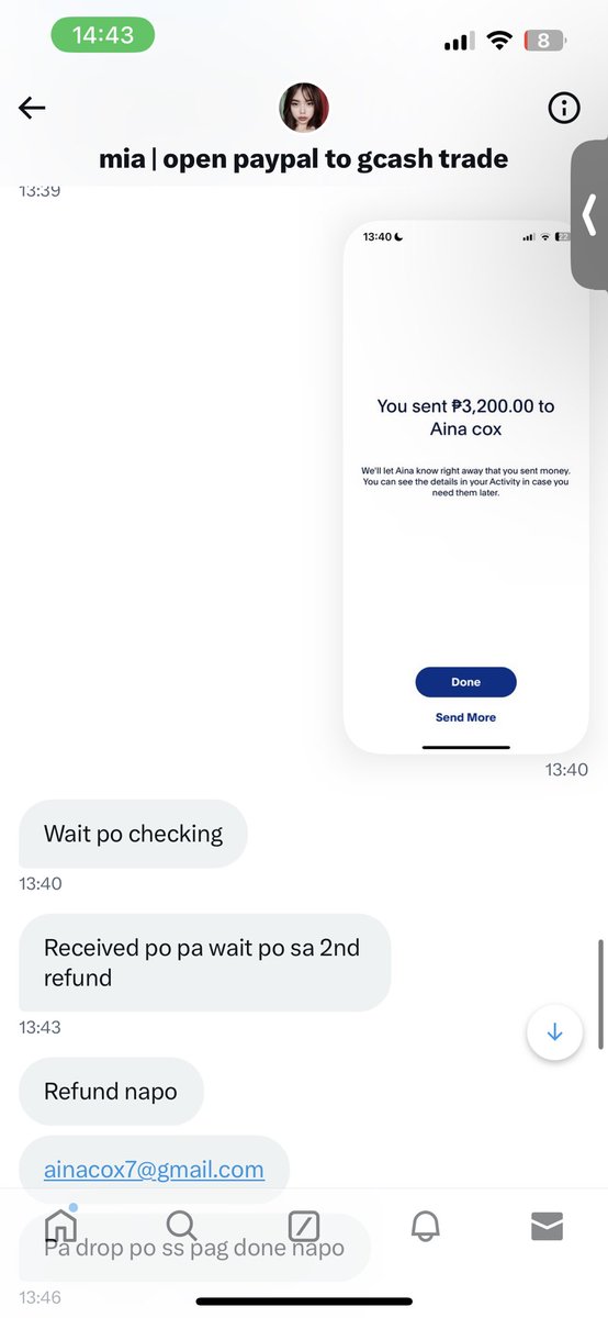 jingcolls's tweet photo. pics ng refund below.

then since i wanted to go na nga with the transaction, sinend ko ulit sa isang email. nakakaloka, 20 mins na wala pa ring response pero nakakapag post pa ng feedback/proof kuno. pagcheck ko, wala na, nakablock na ko. https://t.co/apAWdfPHE1