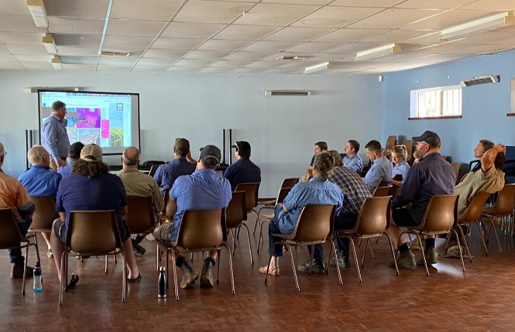 Our South West team was excited to hold a Tech Update in Boyup Brook yesterday.

Discussions were had about 2023 field research results, new cereal genetics, Urea Sustain, global fertiliser market trends, and an Agchem update from <a href="/Bayer4CropsAU/">Bayer AU 🇦🇺 | Crop Science</a>. 

Thanks all for coming along!