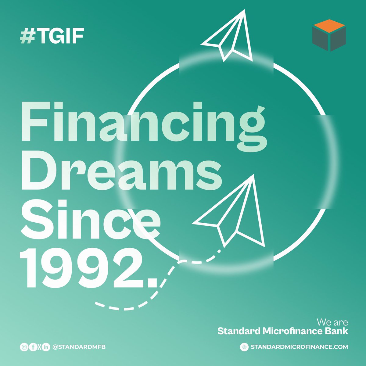 Standardmfb's tweet image. #TGIF From your most reliable wealth partner. 

Raising &amp;amp; maintaining Standards since days of President Ibrahim Badamasi Babangida (IBB)

Join us today!

#FinancialSecurity #StandardMicrofinance #FinancialEmpowerment #Microfinance #DreamBig #Yola #Adamawa #CBN #FinancialInclusion