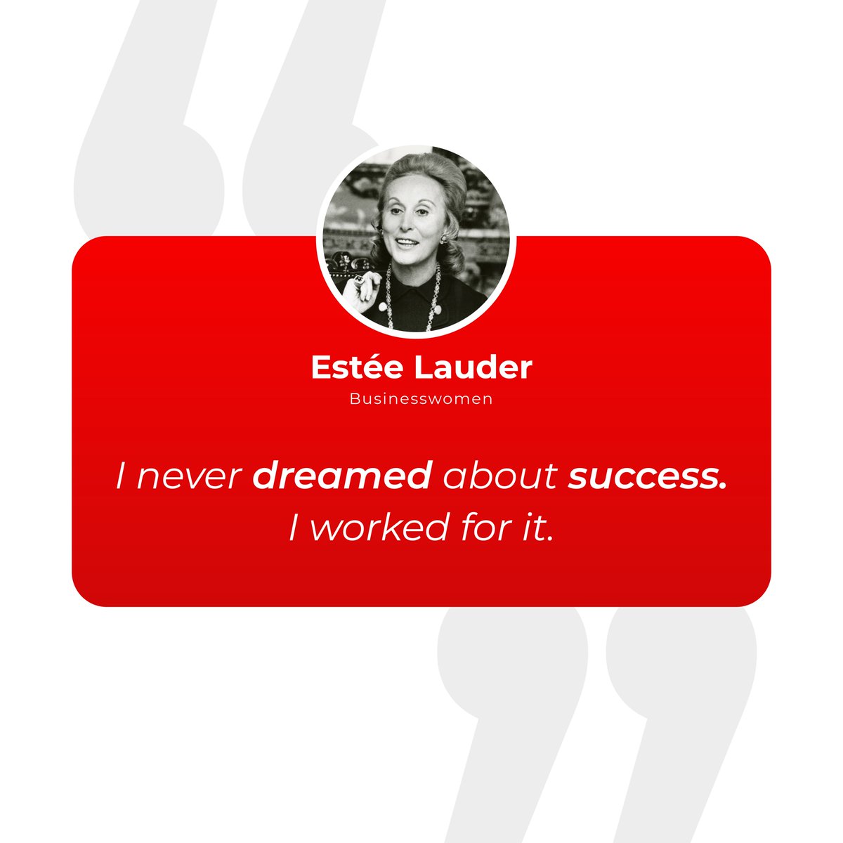 Befiler's tweet photo. Let this be your daily reminder to chase your dreams and hustle for your business. โจ
#esteelauderquote #girlboss #Befiler #MondayMotivation https://t.co/BaYwTyH3xf