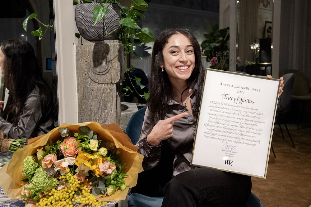 Tracy Ghattas utsedd till årets allmänbildare 2024
Arbetet med att sprida medicinsk kunskap på TikTok fick flest röster av svenska folket.

Läs mer: vadvivet.se/tracy-ghattas-… #allmänbildning #allmänbildningensdag