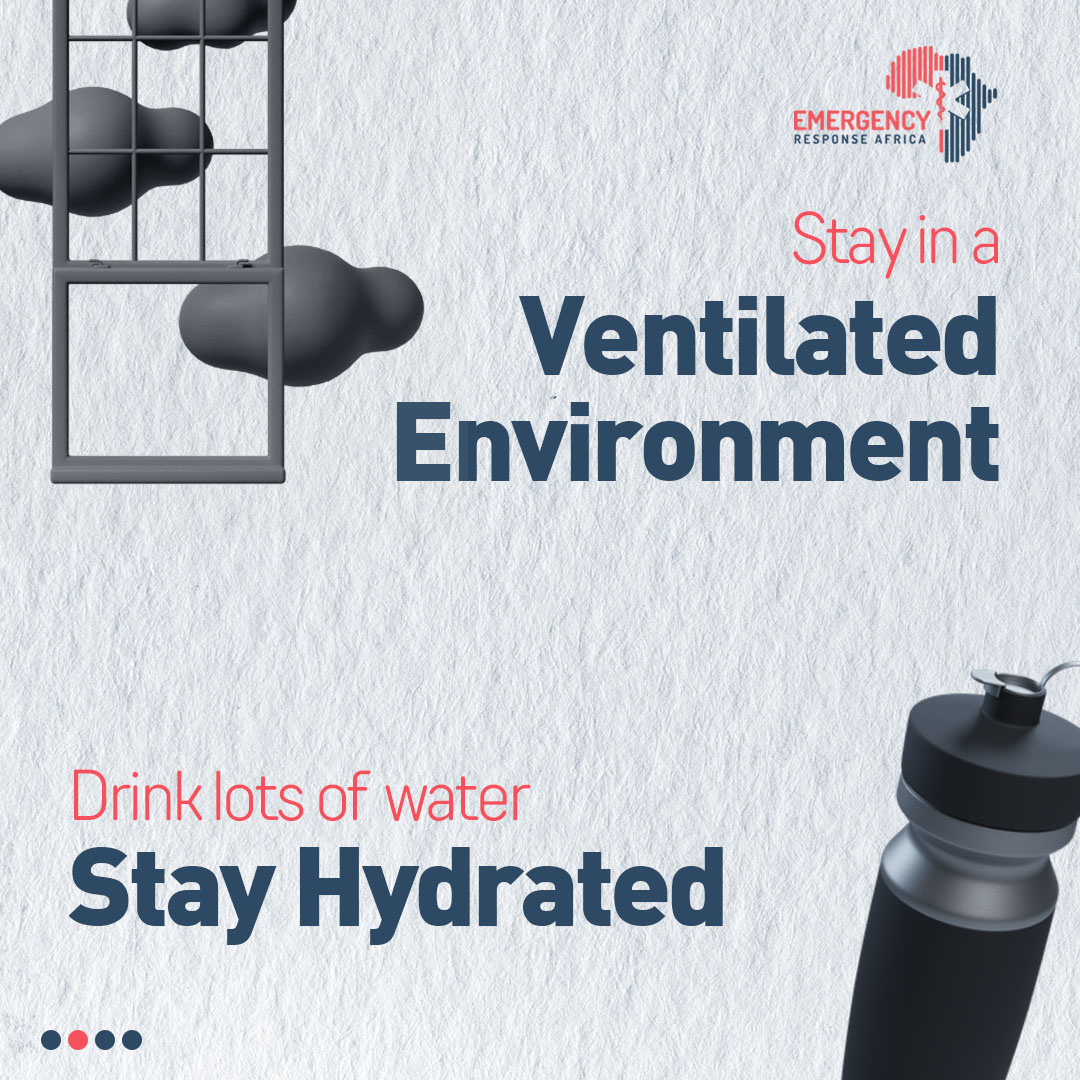 EResponseAfrica's tweet image. Why is there so much heat in Nigeria right now?🥵🥵

The answer is simple! It&apos;s due to #weather changes.

Here are some tips to protect your health this season👇🏾👇🏾👇🏾. 

How&apos;s the heat in your area today?  🤭🤭

#heatinnigeria #weatherchanges #firstaid #healthtips #ERA