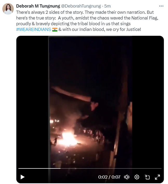 meiteikhamba's tweet photo. Kuki-Zo logic-ULTRA PRO MAX VERSION 10.0🤣🤣

After burning down government buildings (buildings where 'All India Service' like IAS &amp; IPS personnel reside &amp; function) and claiming that they are proud Indians. Is it just her or the whole Kuki-Zo world has become more illogical?🧐 https://t.co/uUyFKrTXCD