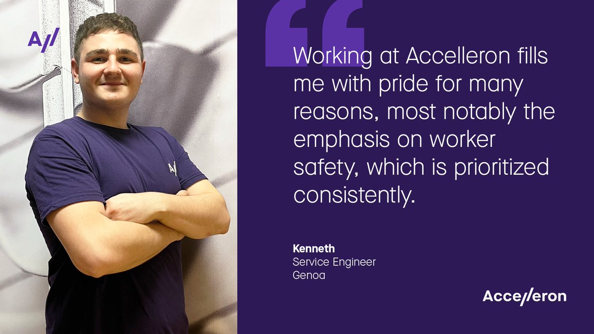 Our dedication to prioritizing worker safety stands out as a cornerstone of our culture. Join us in a community where safety is paramount: accelleron-industries.com/careers #TheAccellerators #WeAreAccelleron