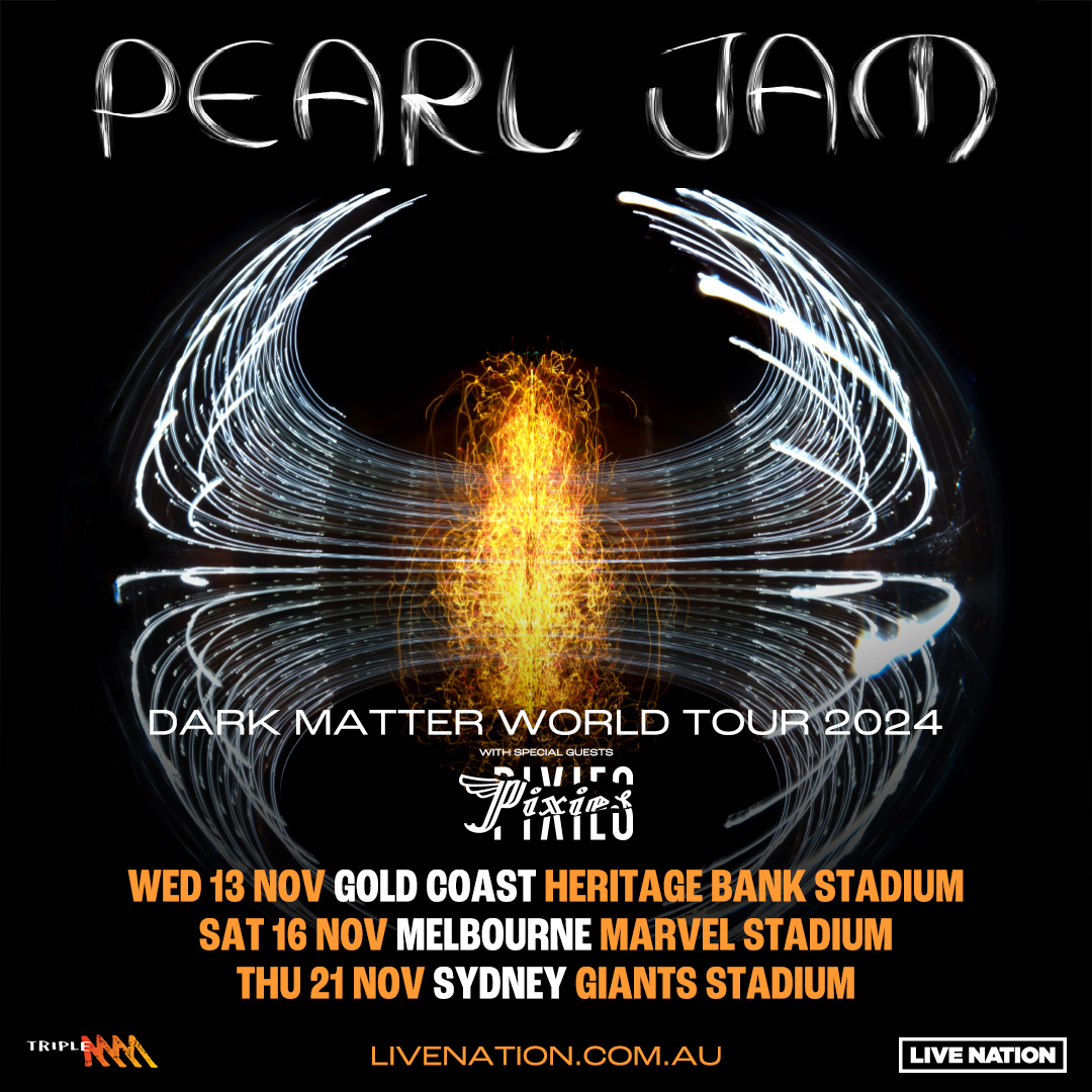 Registrations to purchase tickets to the Pearl Jam Dark Matter World Tour end 11:59pm this Sunday. Don’t forget, the only way to purchase a ticket is via the fan registration process: ticketmaster.com.au/event/13006047… Tickets on sale Friday 23 February.