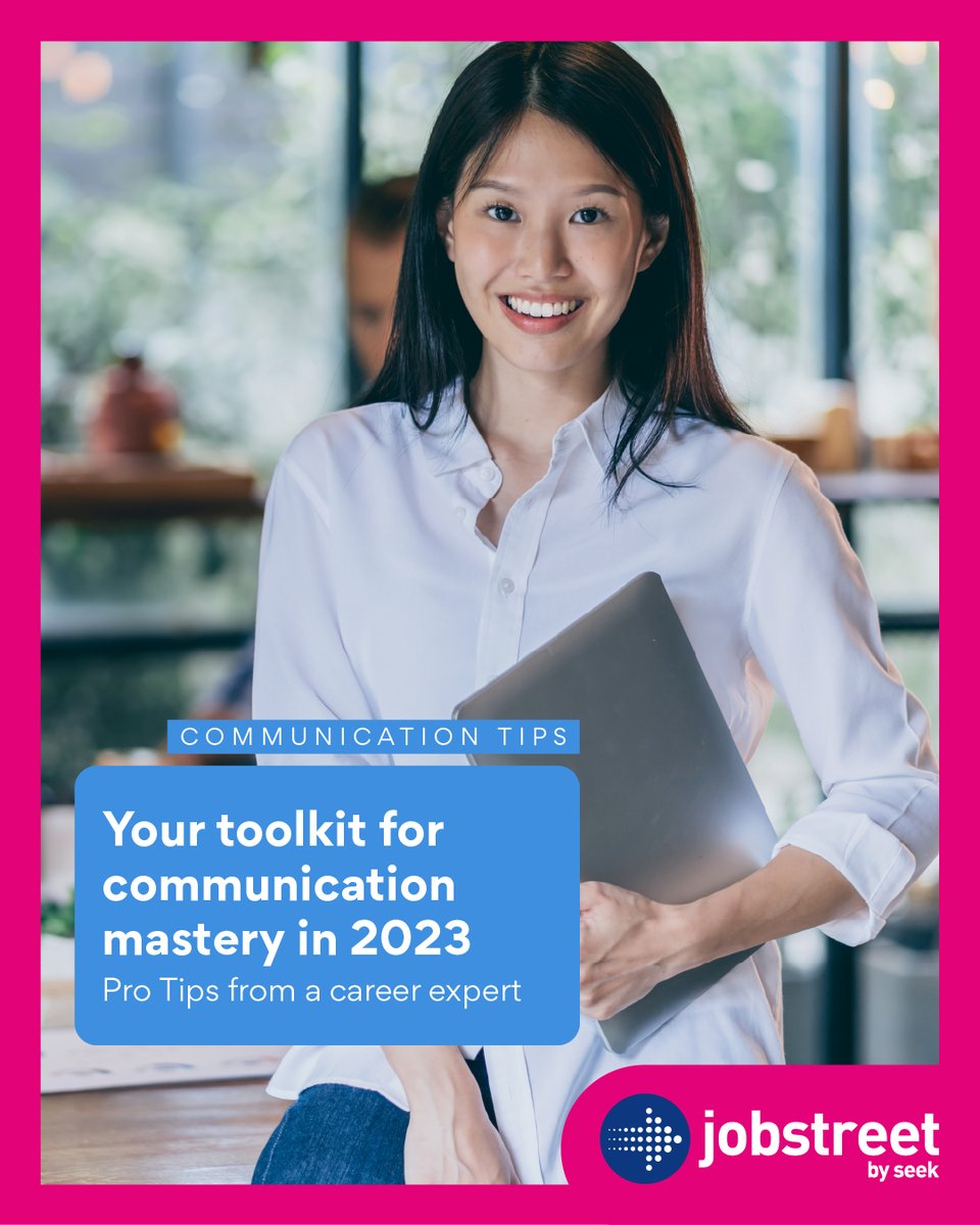 Whether working remotely or face to face, verbal communication has become more essential than ever. 📘Our latest article lists ways to help you speak effectively to become an indispensable asset: bit.ly/3vCvQvd

#SpeakBetter #JobstreetbySEEKSG