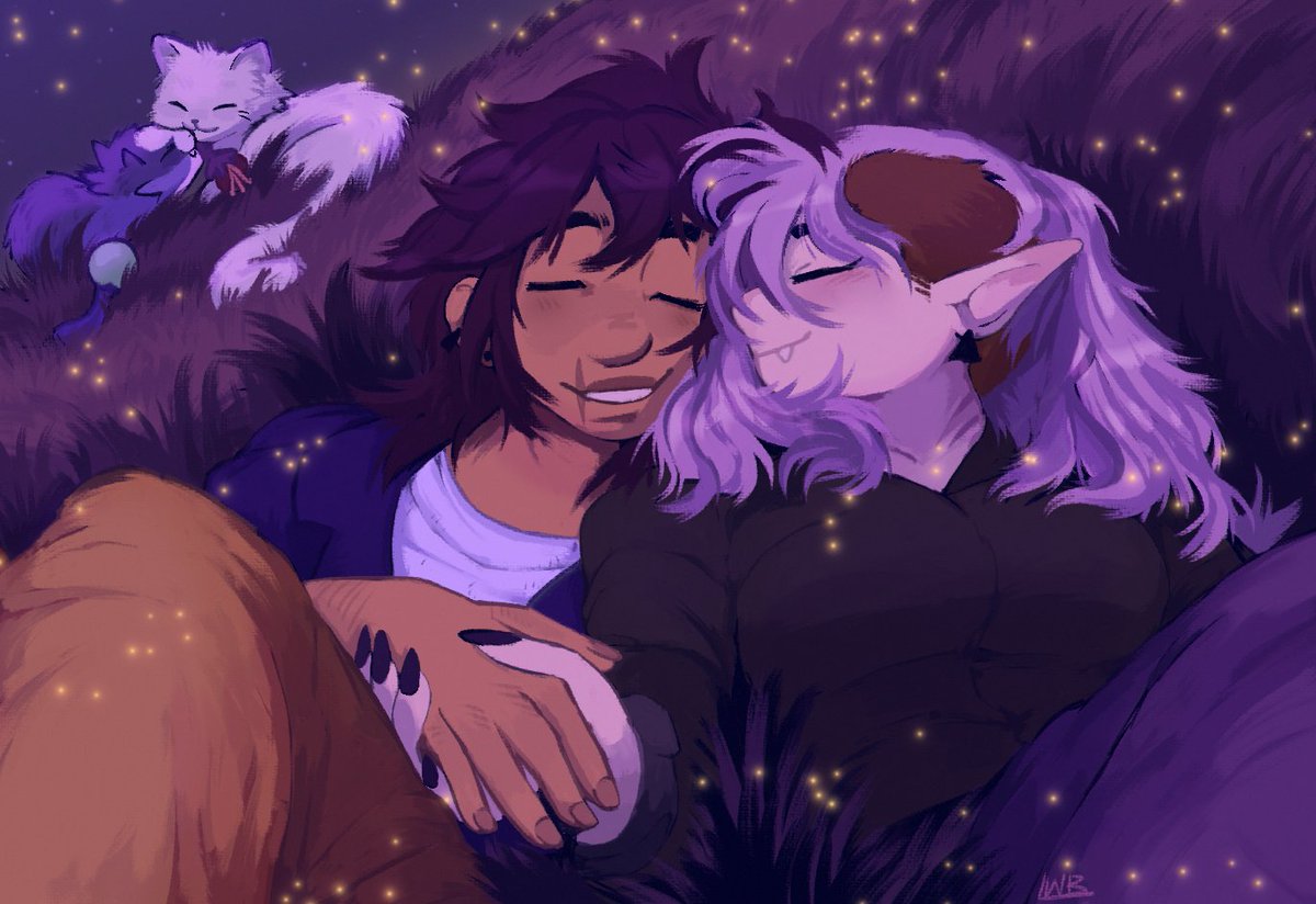 Rotten_Tricks02's tweet photo. ♡~Under The Purple Night With Me In Your Warm Embrace~ ♡
Meant to be just a sketch but eh why the heck not, so here's Lumity valentines and early birthday gift for me :>
#Lumityfanart #LuzNoceda #amityblight #tohghost #tohstringbean #digitalart #tohfanart https://t.co/5DYQV5Pkq6