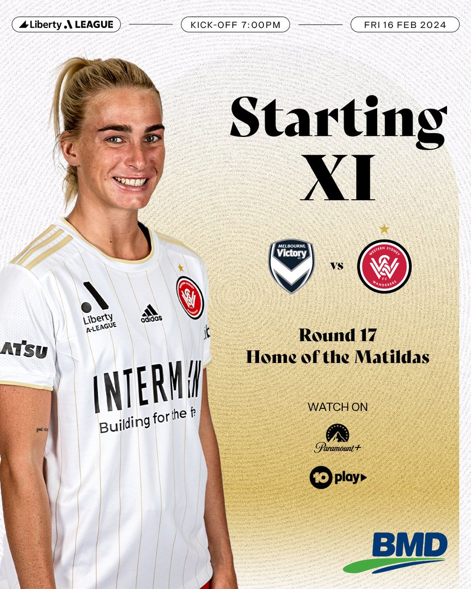 WSWanderWomen's tweet image. Here's how we line up against Victory tonight 🔥
#WSW #MVCvWSW