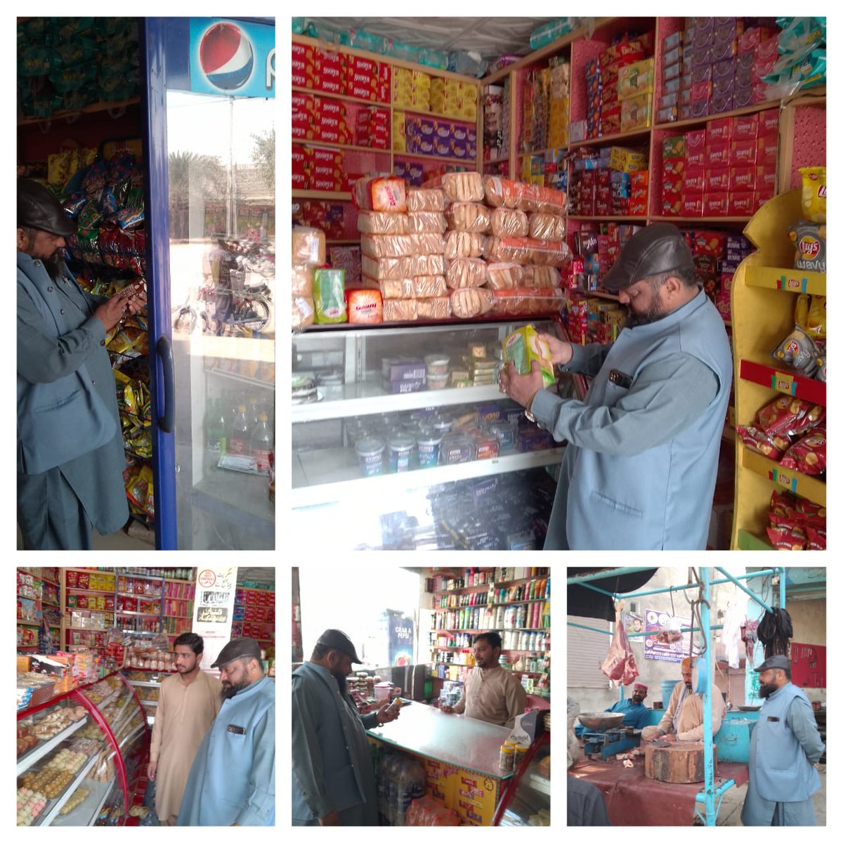 DfcDikhan's tweet photo. Activities of Food Department D.I.Khan in the Market by Mr. Khaliq-ur-Rehman Assistant Food Controller  D.I.Khan today on 16-02-2024.
@foodkpgovt 
@PMRUKP https://t.co/oSZEK4j6j7