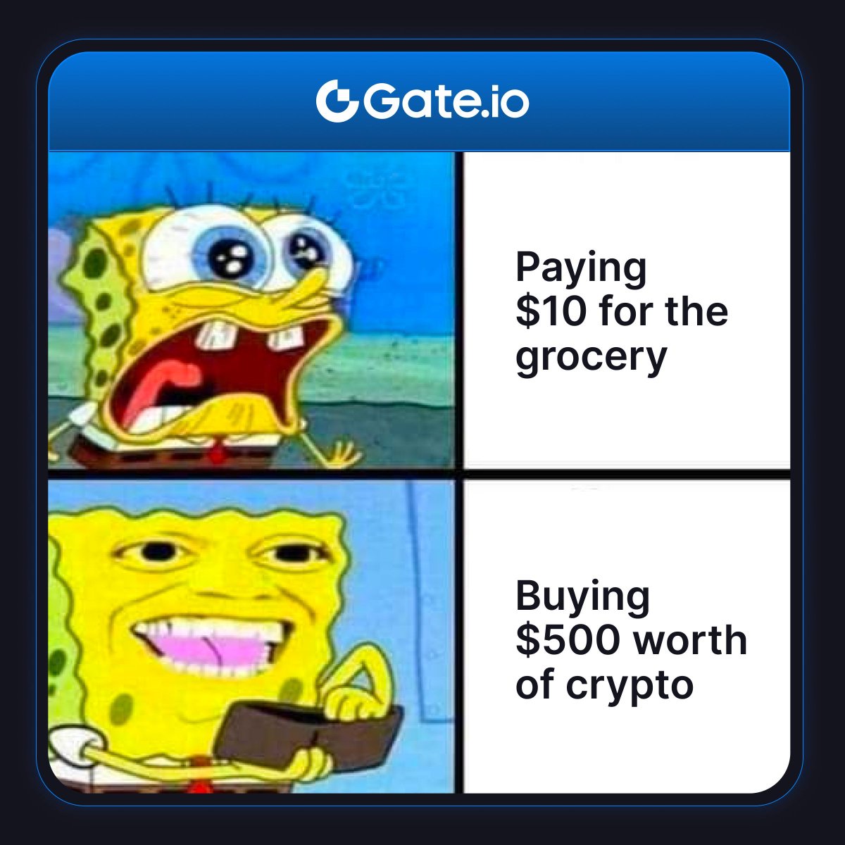 Know your priorities 😂 Buy more $______ (Fill in the blank) #Crypto #MEMES  #CryptoMemes