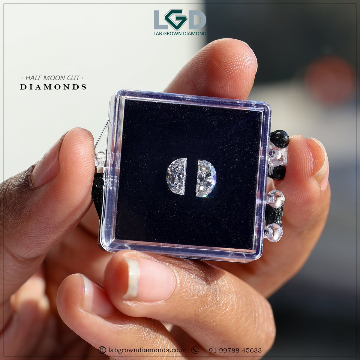 LabGrownDiamon2's tweet image. Celestial elegance in every facet-lab-created half- moon cut diamonds, where the brilliance of the cosmos meets the sophistication of jewelry.

For inquiries:
Visit : labgrowndiamond.co.in
☟ WhatsApp Below ☟
api.whatsapp.com/send/?phone=91…

#moonshape #labcreated #cvd #diamond
