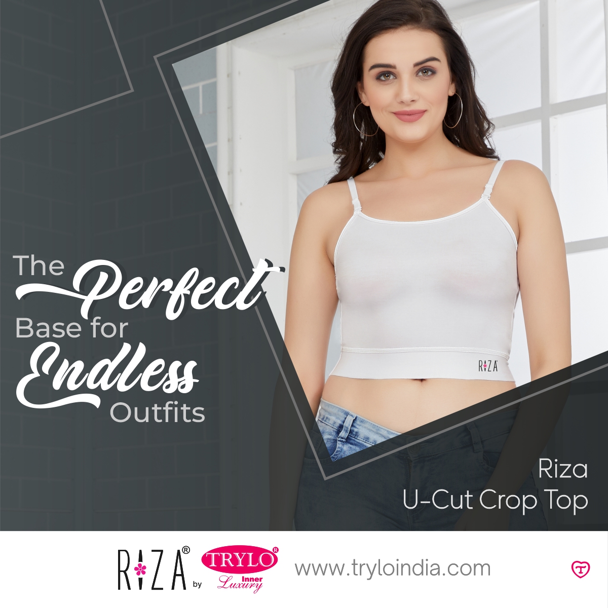 Trylo Intimates on X: Looking for a cami that's both basic and anything  but boring? The U-Cut Cami Top is here! Product shown - RIZA U-CUT CROP TOP  #TryloIndia #TryloIntimates #RizaIntimates #RizabyTrylo #