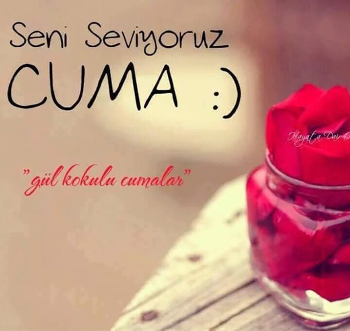 Cuma'mız, mübarek olsun