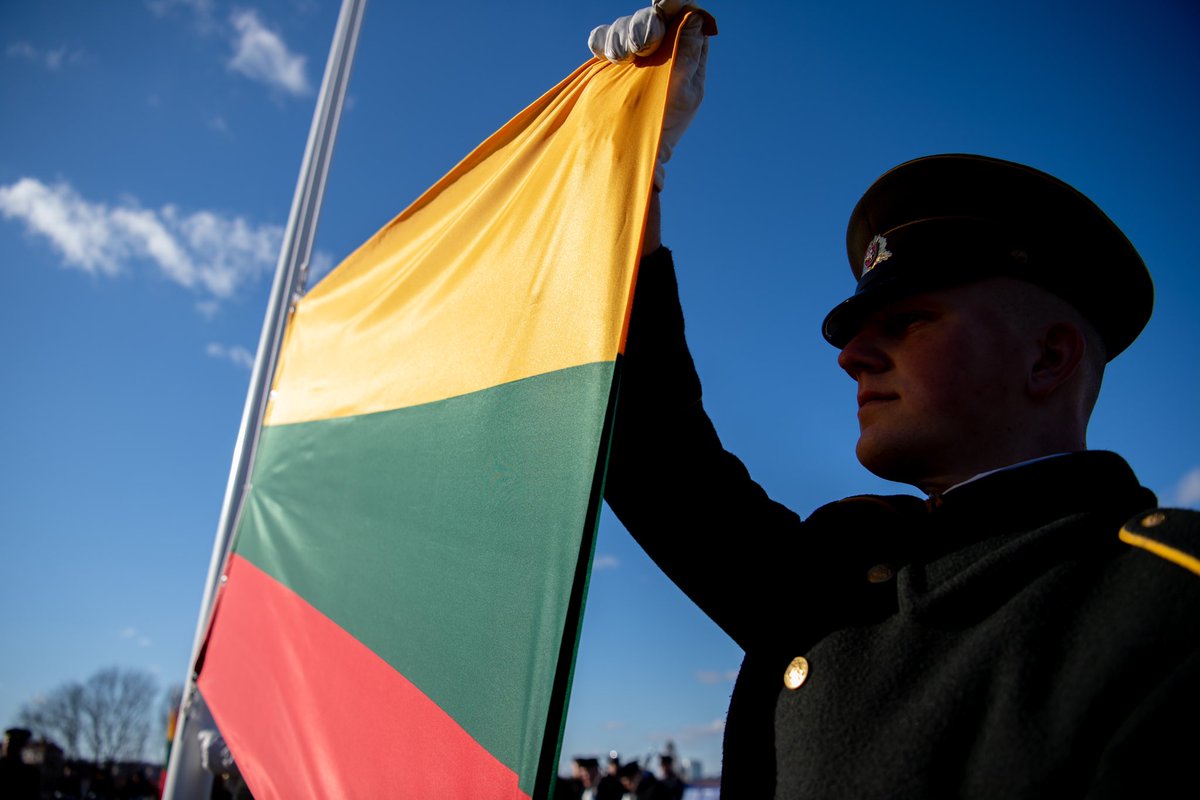 GitanasNauseda's tweet photo. 106 years ago, the Act of Independence that restored the sovereign state of Lithuania was signed.

The strength flowing from the past unites and guides us to the future.

Let us continue to preserve our heritage so that we can walk the world with dignity and freedom! https://t.co/MLsow2yeBG