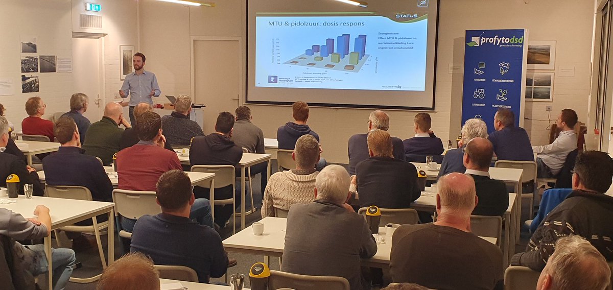 Veel nieuwe en interessante ontwikkelingen op gebied van vergroening en techniek tijdens Bodem en Innovatieavond <a href="/Profytodsd/">Profytodsd</a> #HollandFyto  #penergetic #NutinoPro #Status