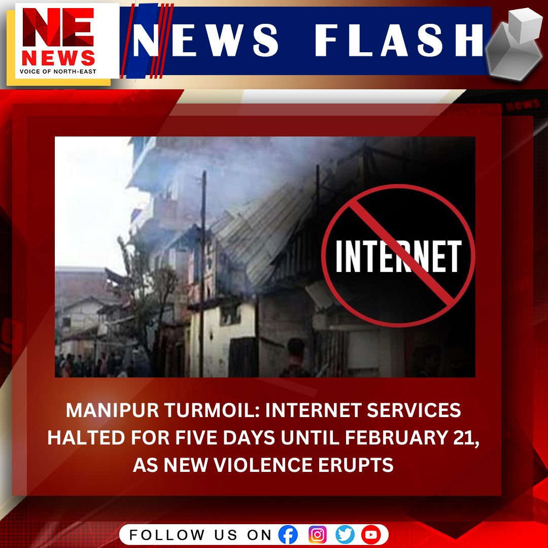 #Manipur Turmoil: #InternetServices Halted For Five Days Until February 21, As New Violence Erupts

#Manipurviolence #internetsuspended #churachandpur #Mobileinternetban #NENewsLive