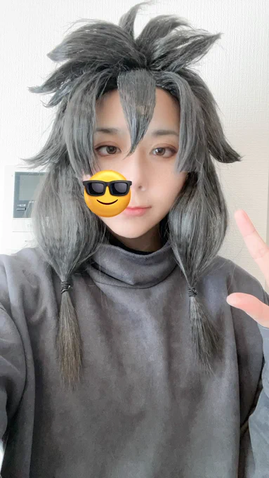 作ってたら思ってたのと違う髪型になったけど、まあ可愛いから良し!  かぶちゃんに嫉妬マウント系になりそう