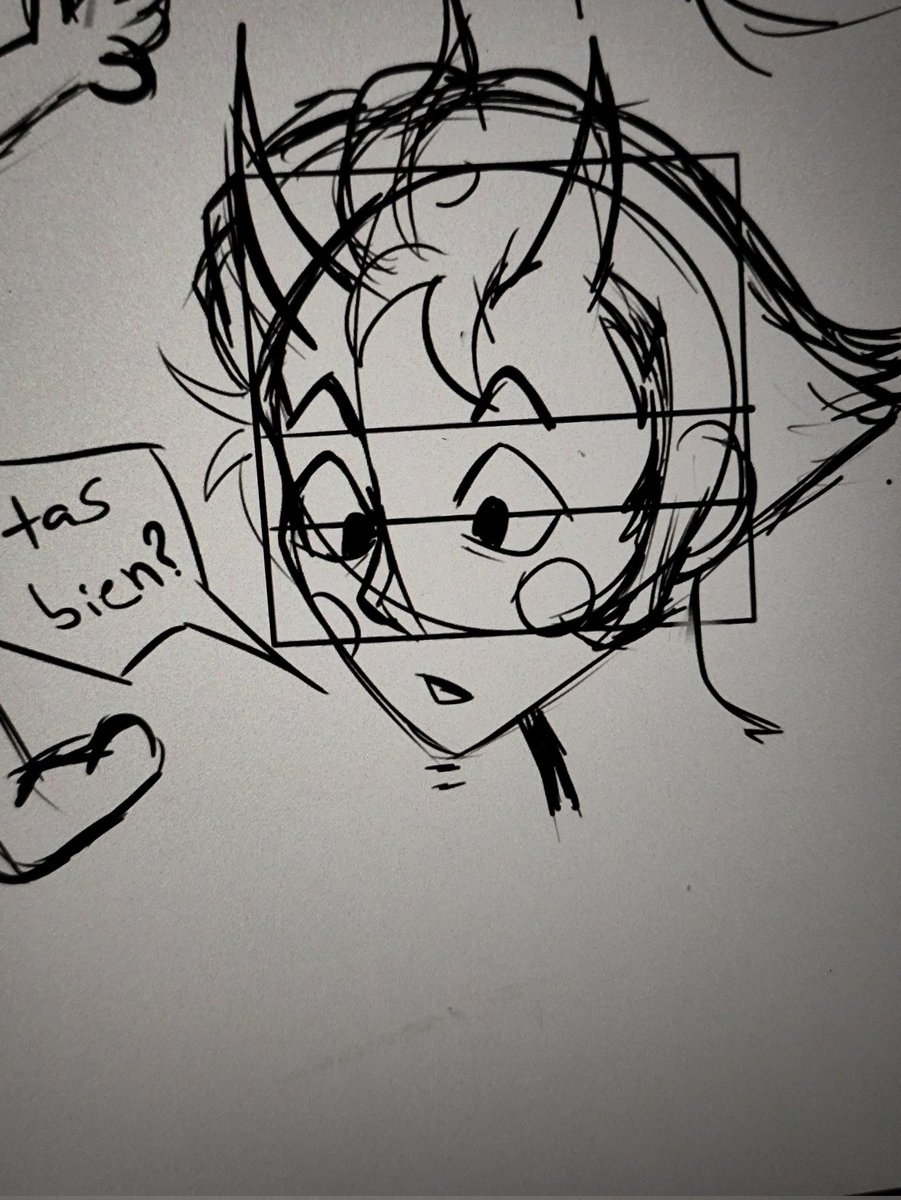 Yuriko_2021's tweet photo. Estaba practicando y me salió un lucifer vizco. 
#hazbinhotel #dibujofeo #practica https://t.co/8Yr3EtLuoL