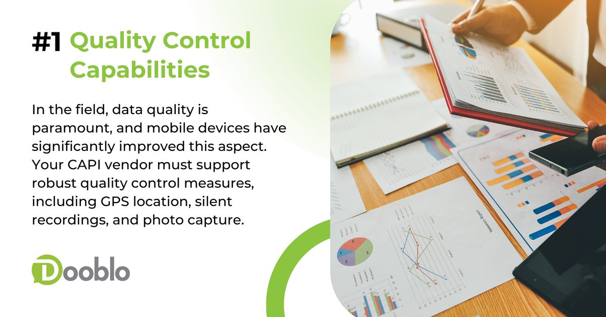 Fieldwork comes with inherent complexities, therefore, it is critical when choosing a mobile CAPI provider that you consider the quality control capabilities. CAPI is where Dooblo shines, providing quality control like no other. #dataquality #qualitycontrol #CAPI #marketresearch