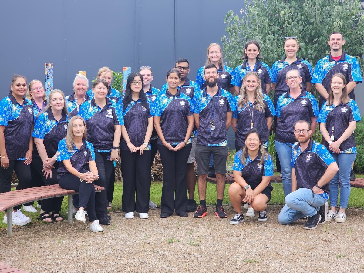 How amazing are Casula staff looking in our Aboriginal design shirts?
Taking pride in our school and our workplace alongside our wonderful students. 🖤💛❤️
#CasulaPS #LoveWhereYouLearn 
<a href="/dace_elletson/">Dace Elletson</a> <a href="/NSWEducation/">NSW Dept of Education</a>