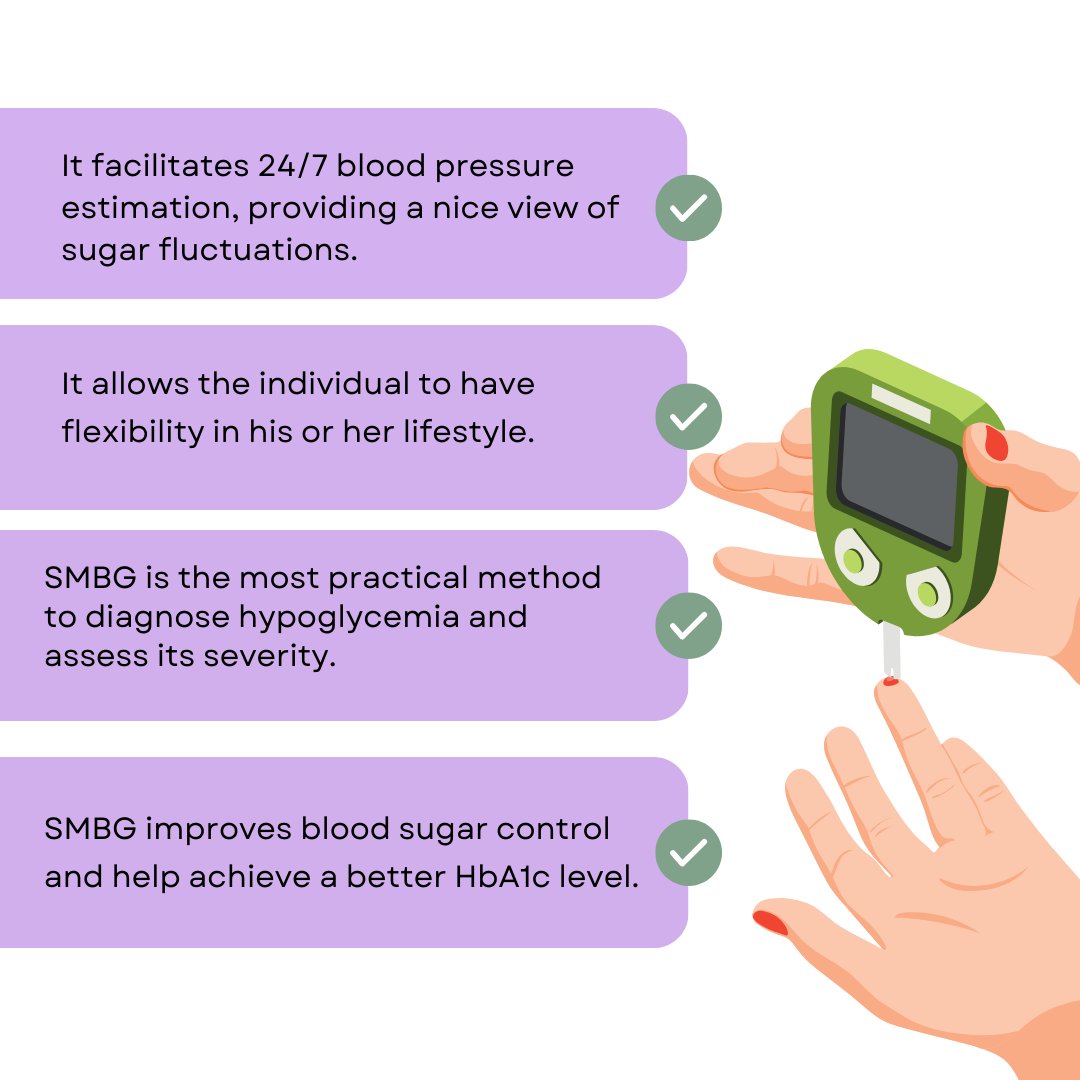 Self-monitoring of blood glucose (SMBG) is a vital practice for people managing diabetes. This process involves regularly checking blood glucose levels using a portable glucometer. This real-time data not only enhances self-awareness but also facilitates timely adjustments to…