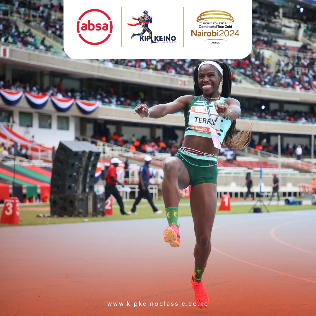 Imagine the noise in the stadium when an athlete totally kills their race and then breaks into a dance at the finish line? You have to be in the crowd to appreciate the roar! #AbsaKipkeinoClassic2024