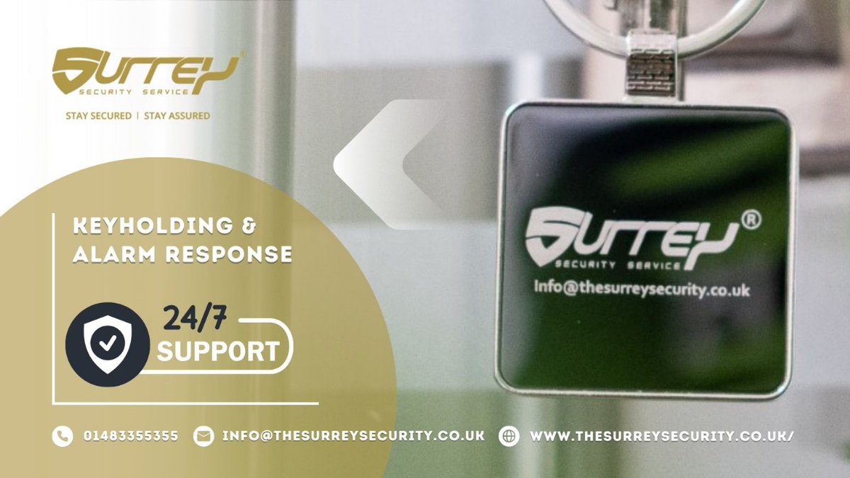 Keep your property protected day and night with our reliable 24/7 keyholding and alarm response services in Uk.

Our dedicated professionals are trained to respond promptly to any alarm activation, ensuring minimal disruption and maximum security for your premises.

#keyholding