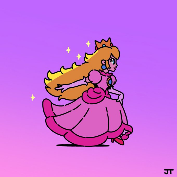 「princess peach elbow gloves」Fan Art(Latest)