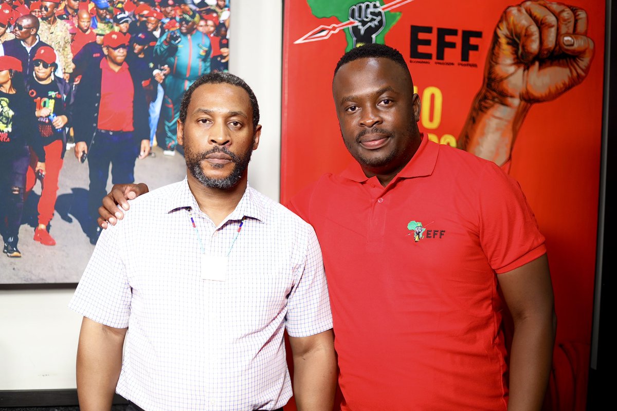 EFFSouthAfrica's tweet photo. ♦️In Pictures♦️

The African Indigenous Spiritual Guide (Imboni) @ImboniUzwiLezwe on the #EFFPodcast.

“The story of Adam and Eve..there is no such thing, if you go to African cosmology you will find that even that story was stolen from our African stories”

Watch Now on YouTube: https://t.co/FyOK4JpraM

Not To Be Missed!!🔥🔥

#EFFPodcast