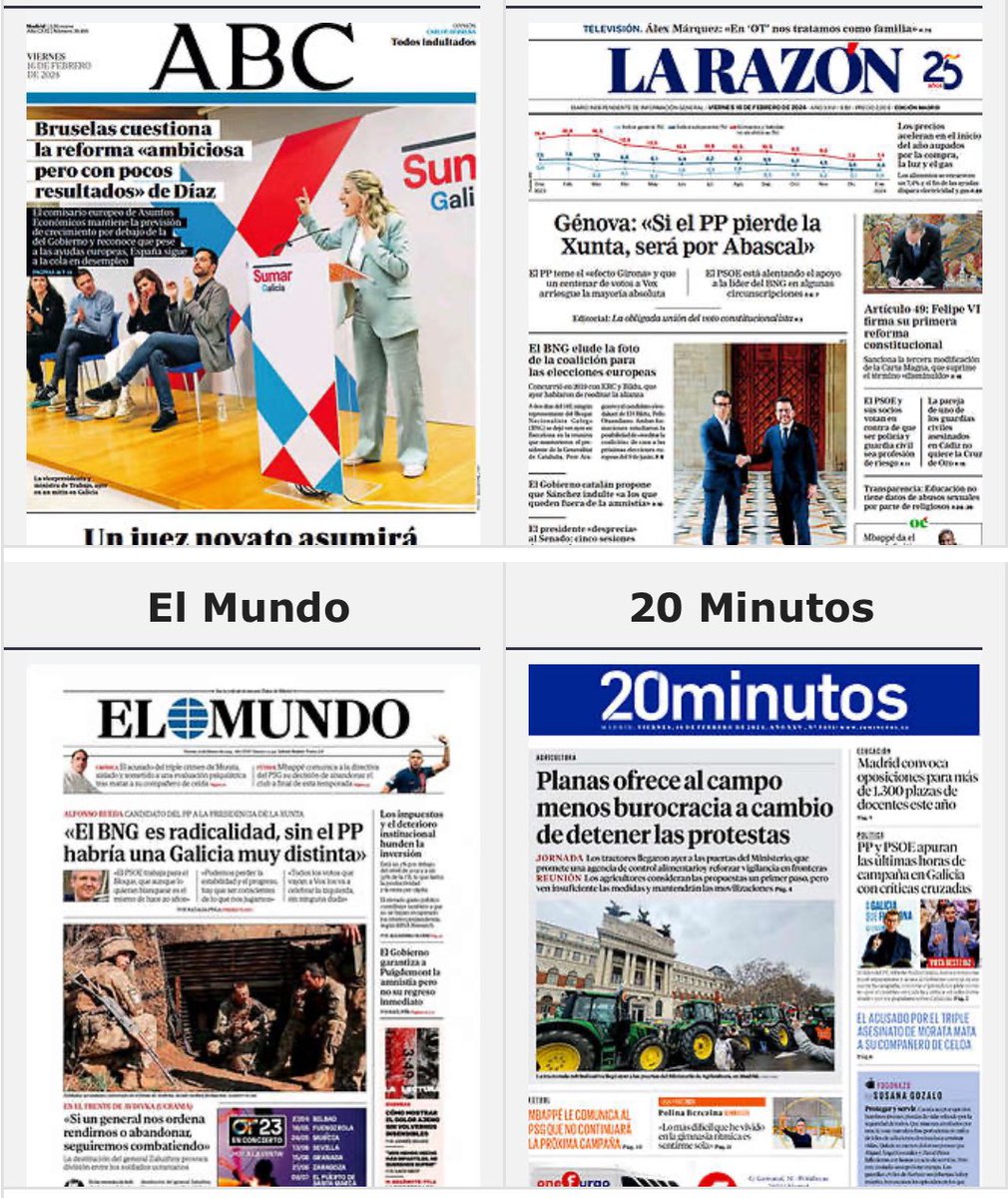 protestona1's tweet photo. Si alguien que no fuese Ayuso hubiese reconocido que decidió quiénes morían y quienes tenían derecho a atención médica en un crisis sanitaria, no se hablaría de otra en ningún medio de comunicación de este país…

Los cómplices de la asesina…👇🏼👇🏼👇🏼 https://t.co/nRMflI1Vxr