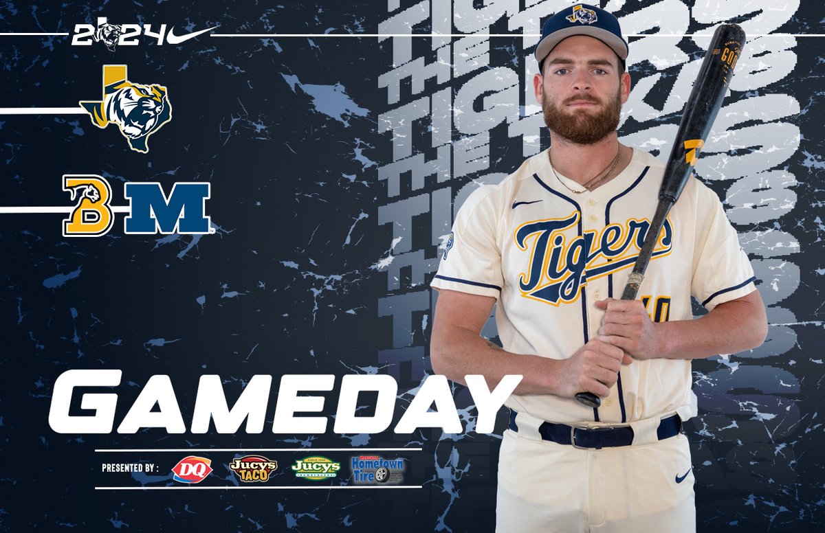 #ETBUGameDay | ⚾️
🐯 #5 <a href="/ETBU_Baseball/">ETBU Baseball</a> 
📍  | Birmingham, AL
🏟 | Striplin Field
 
🆚 <a href="/MUBigBlue/">Millikin University Athletics</a> 
⌚️| 11:00 AM
📺| bit.ly/ETBUvsMUbbLV24
📊| bit.ly/ETBUvsMUbbLS24

🆚 #12 <a href="/BSCsports/">BSC Athletics</a> 
⌚️| 2:30 PM
📺| bit.ly/ETBUvsBSCbbLV24
📊| bit.ly/ETBUvsBSCbbLS24

#TexasTigers