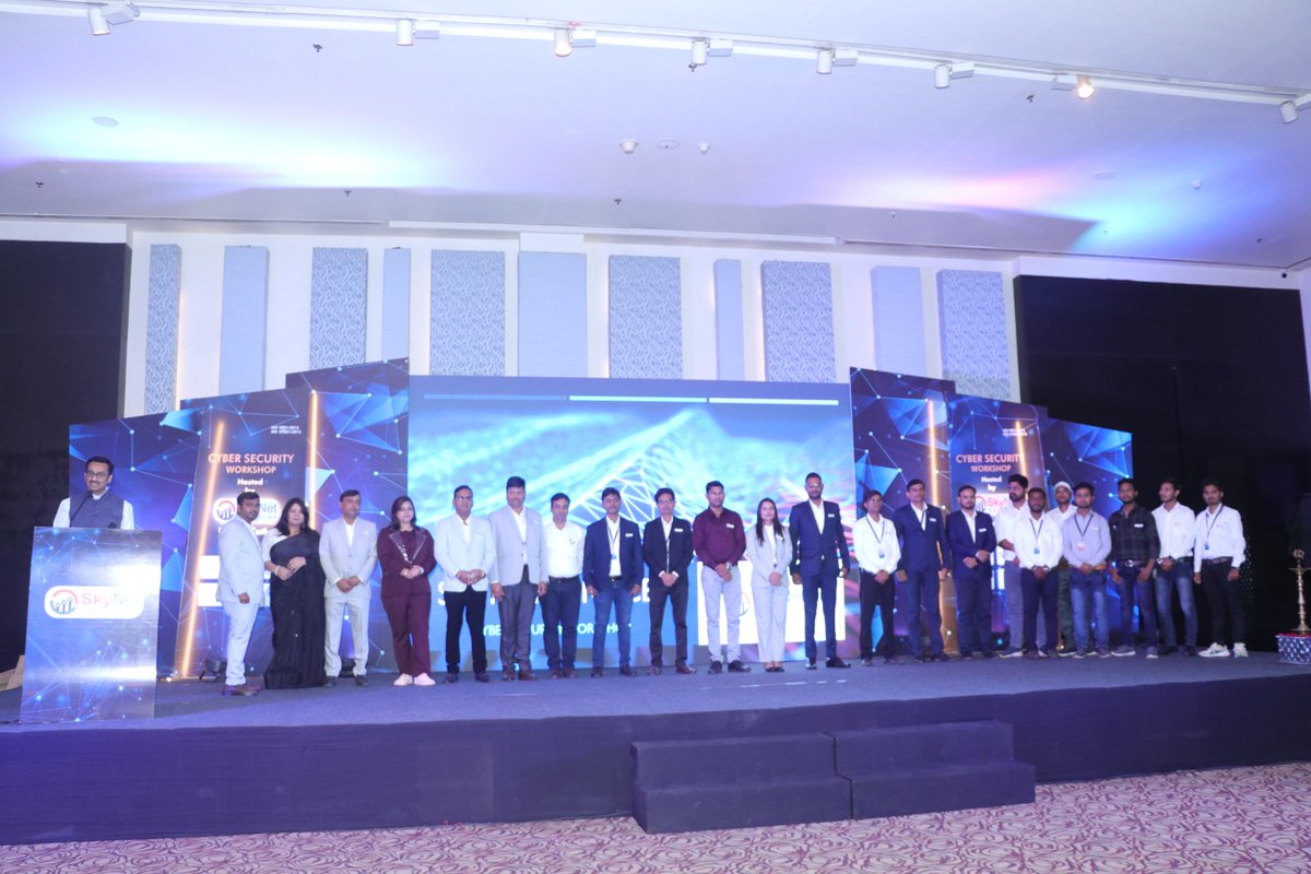 skynet_services's tweet image. Your participation in the Cyber Security Workshop hosted by @SKYNETSERVIC played a pivotal role in its success. Thank you for your valuable contribution!📷
.
.
.
.
#servernetwork #Server #cybersecurity #cybersecurityservices #ups #digitalsignature #IoT #rfsolutions #wifisolution