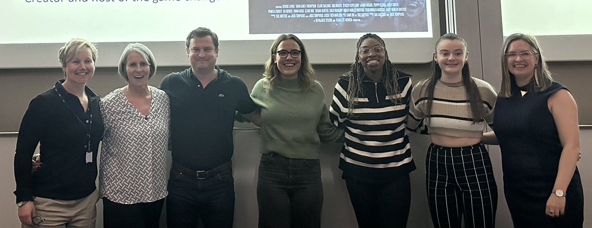 🙌 Wow. An incredible visit to <a href="/UniofBath/">University of Bath</a> yesterday. 

A screening of our Netflix doc ‘Game On’, followed by watching final year students in Sports Management &amp; Coaching share their social change campaigns. 

Feeling so inspired. The future’s in good hands! 

Thanks <a href="/DrEmmaRich/">Emma Rich</a>
