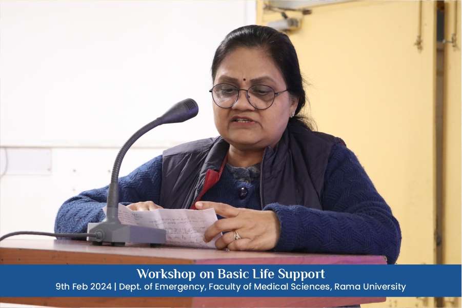 RamaUniversity's tweet image. The Workshop on &quot;Basic Life Support Saves Lives👨‍⚕️🚑&quot;
.
.
#RamaUniversity #StudentWorkshop #BasicLifeSupport #LifeSavingSkills #EmergencyResponse #HealthcareEducation #Empowerment #StudentTraining #SafetyFirst #SkillDevelopment #SavingLives #StudentHealth #EmergencyPreparedness