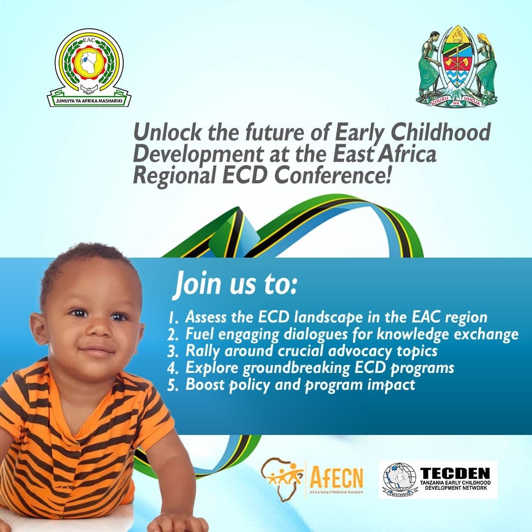 Je, wewe au taasisi yako inahudumia sekta ya #MMMAM?
Jisajili kuhudhuria Mkutano wa Kanda ya Afrika Mashariki wa MMMAM 
Register by February 25, 2024
Link: docs.google.com/forms/d/e/1FAI…

#ECDConference2024
#EasternAfricaRegionalConference
#InvestingInEarlyYears
#Dar2024