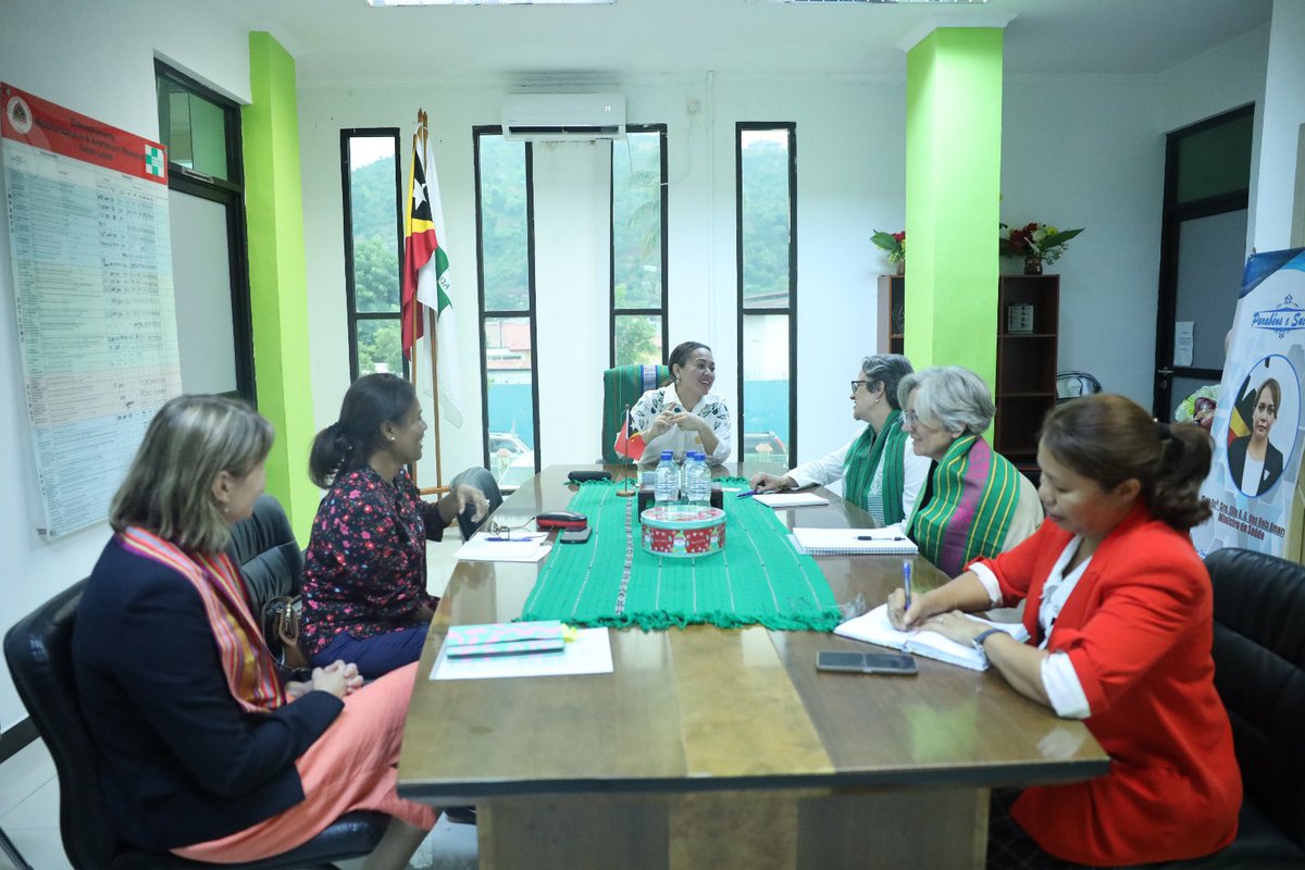 🇦🇺 has a long history of health support to 🇹🇱. This week I met with 🇹🇱's Minister of Health, H.E. Elia A. A. dos Reis Amaral to hear the Ministry's priorities & opportunities for Australian support to stronger health systems in #TimorLeste