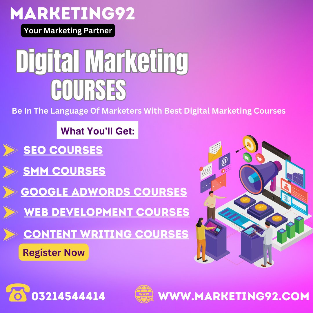 92Marketing's tweet photo. https://t.co/LFFQ49DHBx provides remarkable Social Media solutions in Lahore.
Call us 0321 4544414
Visit our office at UM-102, Zainab Tower, Link Road Model Town, Lahore.
https://t.co/ZXvpDOZnSL
#digitalmarketingforbeginners
#onlinemarketing
#socialmediamarketingtips https://t.co/e6pEHQDRn3