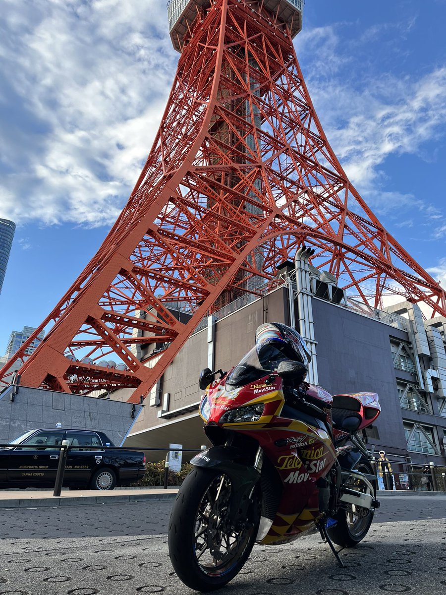 rc390_daiki's tweet photo. 東京タワーきました＾＾ https://t.co/32Jh1cKbOW